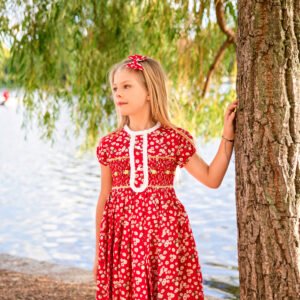 Countryside red dress